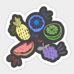 Red Velvet Fruits Sticker